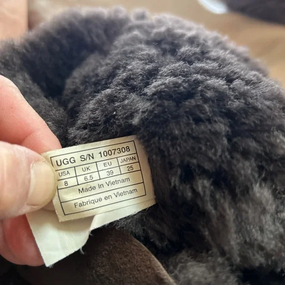 UGG Tall brown Suede Winter Boots BAILEY BOW II Triple Bows - Picture 7 of 8